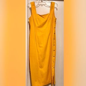Women’s yellow dress.